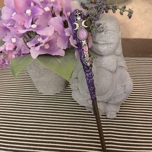 ‼️✨Harry Potter Fairy Magic Wand Double Moon Quartz Power & Abundace✨‼️